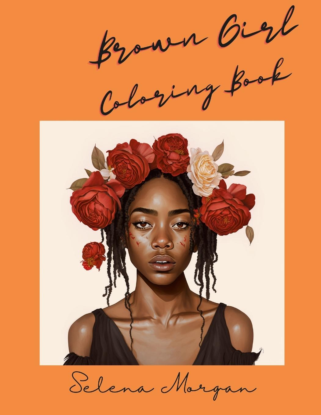 Book Brown Girl Coloring Book Selena Morgan