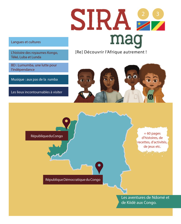 Kniha SIRA MAG - Les aventures de Ndomé et de Kiidé aux Congo KONTE