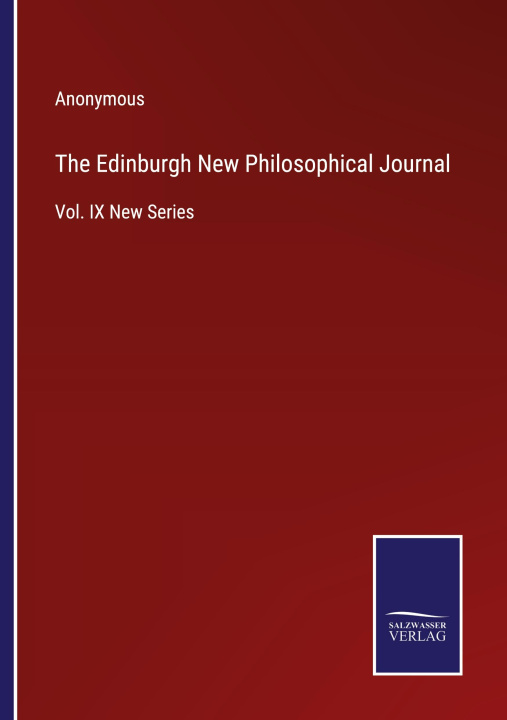 Book The Edinburgh New Philosophical Journal Anonymous