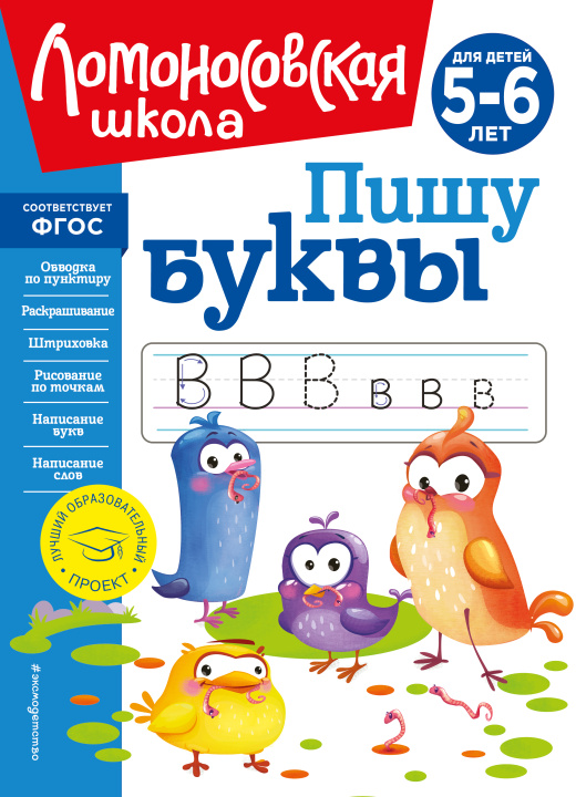 Könyv Пишу буквы: для детей 5-6 лет (новое оформление) Наталья Володина