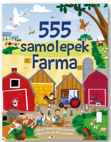 Kniha 555 samolepek Farma 