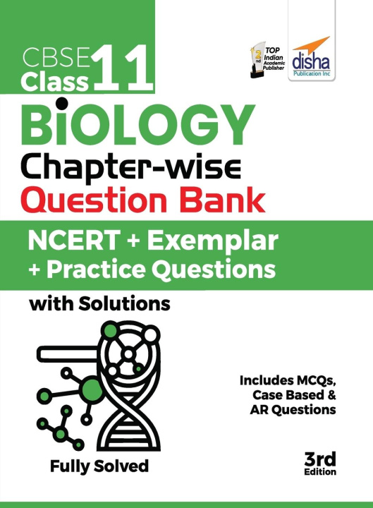 Kniha CBSE Class 11 Biology Chapter-wise Question Bank - NCERT + Exemplar + Practice Questions with Solutions - 3rd Edition 