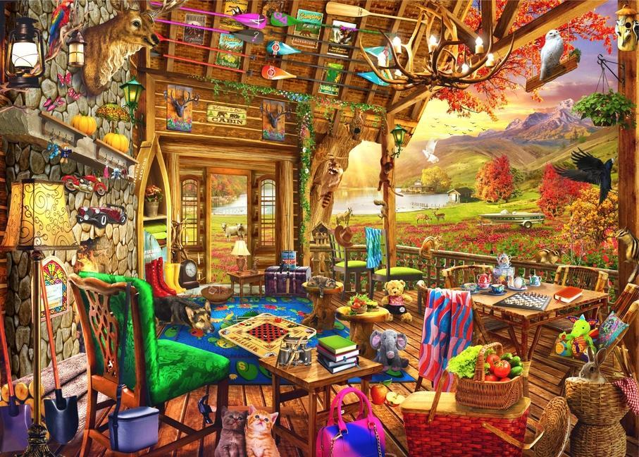 Книга Brain Tree - Cozy Porch 1000 Pieces Jigsaw Puzzle for Adults: With Droplet Technology for Anti Glare & Soft Touch 