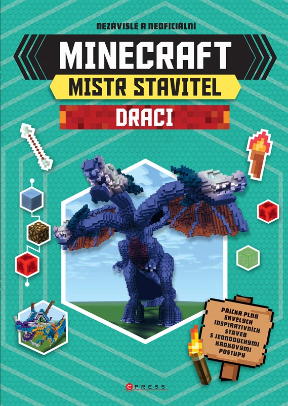 Kniha Minecraft - Mistr stavitel: Draci 