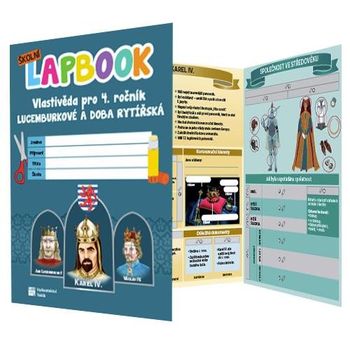 Kniha Školní lapbook: Lucemburkové a doba rytířská 