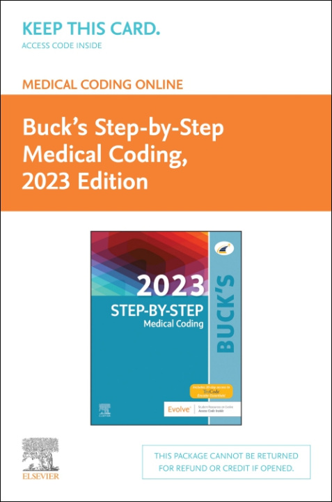 Book Buck's Medical Coding Online for Step-By-Step Medical Coding, 2023 Edition Access Card 