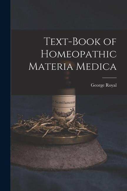 Book Text-Book of Homeopathic Materia Medica 