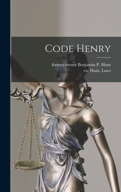 Knjiga Code Henry Etc Haiti Laws