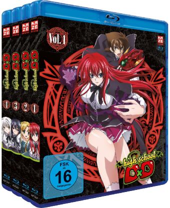 Video Highschool DxD - Staffel 1 - Gesamtausgabe - Bundle Vol.1-4 (4 Blu-rays) Tetsuya Yanagisawa