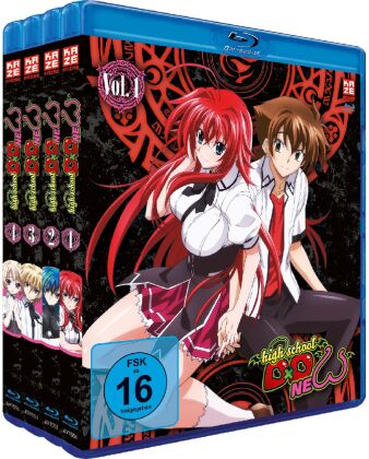 Video Highschool DxD New - Staffel 2 - Gesamtausgabe - Bundle Vol.1-4 (4 Blu-rays) Tetsuya Yanagisawa