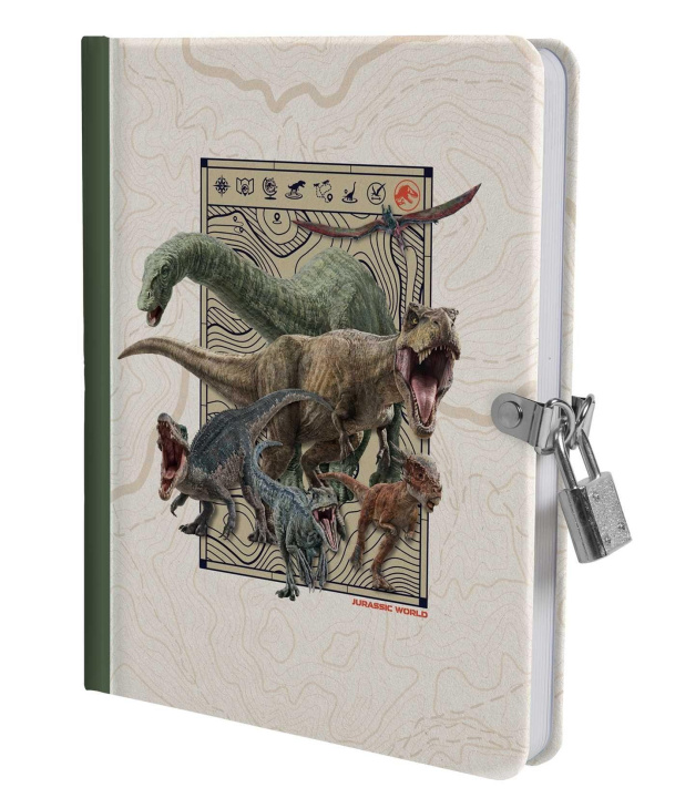 Книга Jurassic World Invisible Ink Lock & Key Diary 