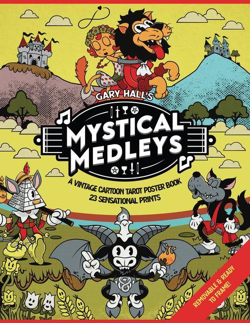 Kniha Mystical Medleys: A Vintage Cartoon Tarot Poster Book 