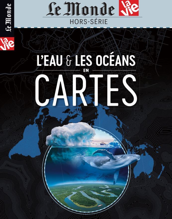 Книга Le Monde/ La Vie HS n° 41 : Atlas : L'eau et les océans en cartes - Janvier 2023 