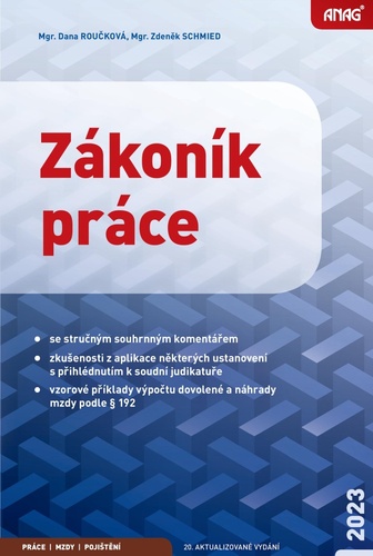 Kniha Zákoník práce 2023 - sešit Zdeněk Schmied; Dana Roučková
