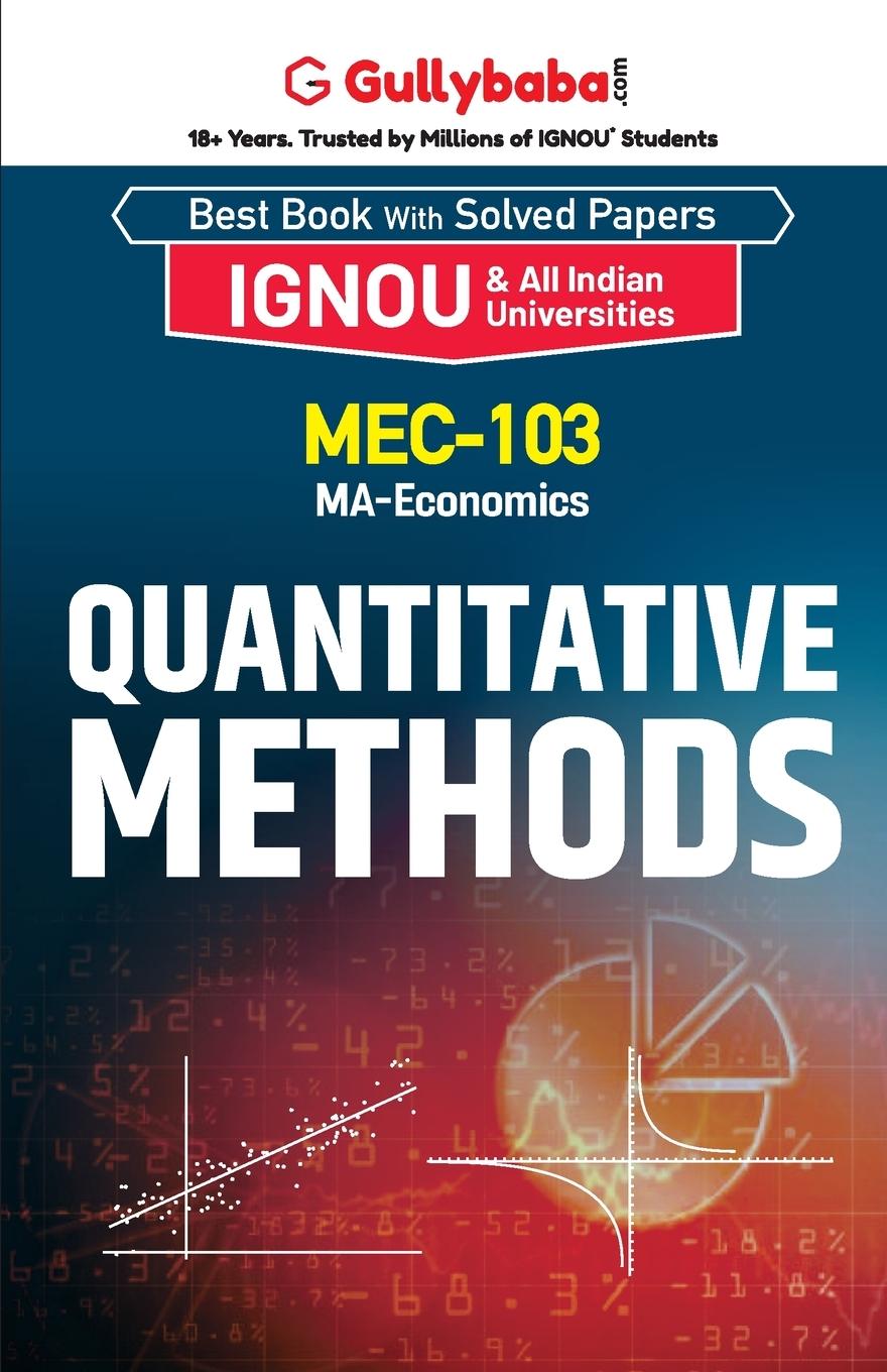 Knjiga MEC-103 Quantitative Methods Gullybaba.com Panel