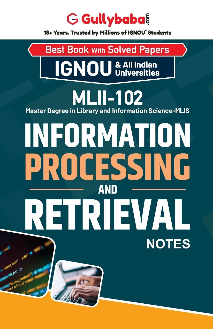 Book MLII-102 Information Processing and Retrieval Gullybaba.com Panel