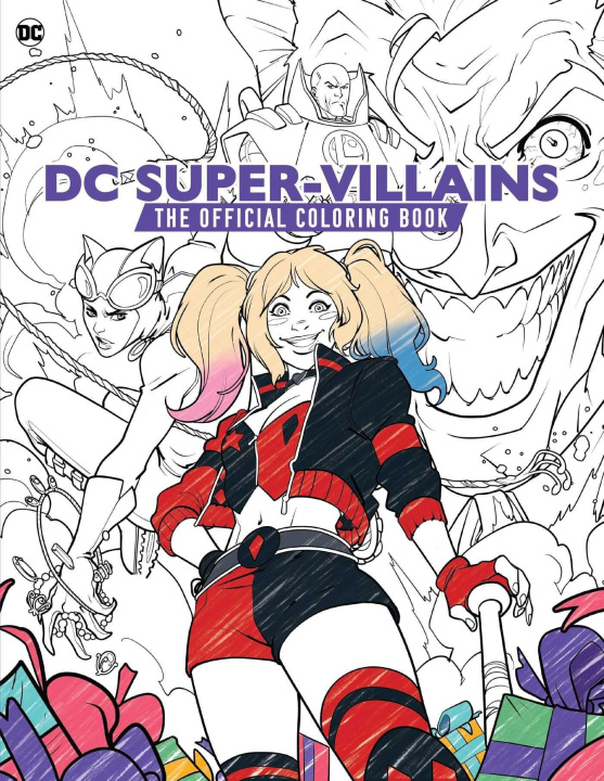 Книга DC Super-Villains: The Official Coloring Book 