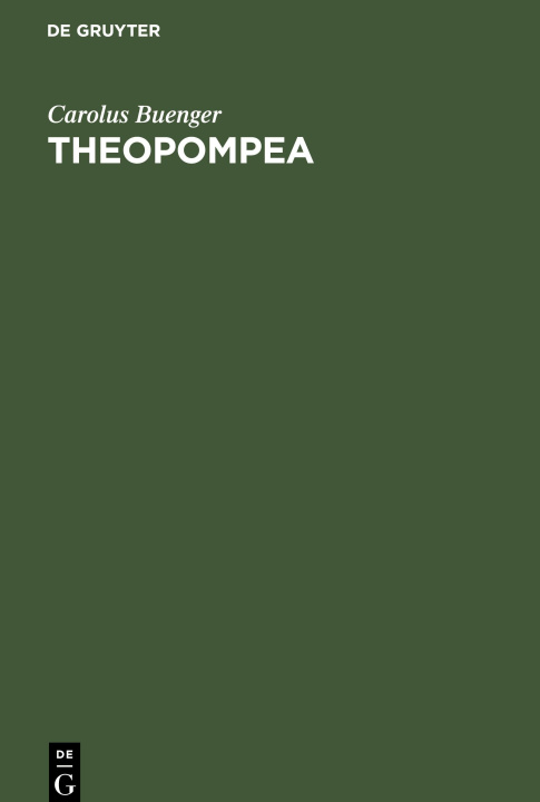 Boek Theopompea Carolus Buenger