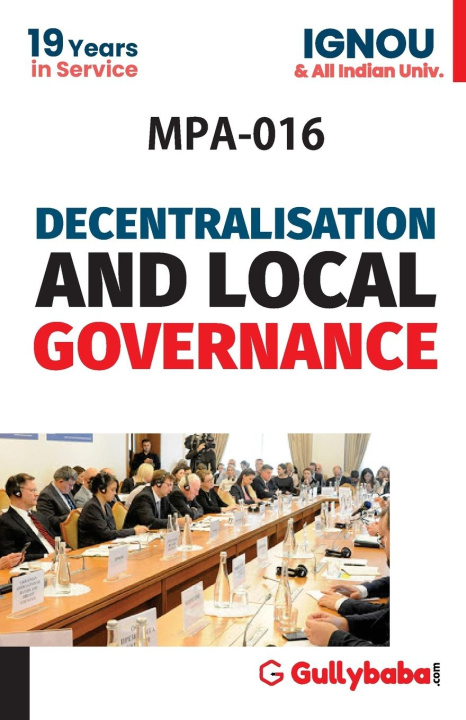 Knjiga MPA-016 Decentralization And Local Governance Sandeep Bhandari