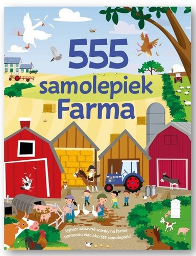 Kniha 555 samolepiek Farma 