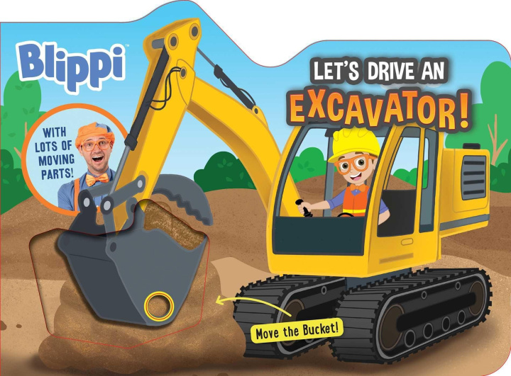 Kniha Blippi: Let's Drive an Excavator 