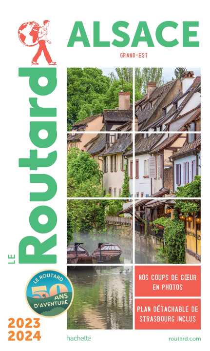 Carte Guide du Routard Alsace 2023/24 