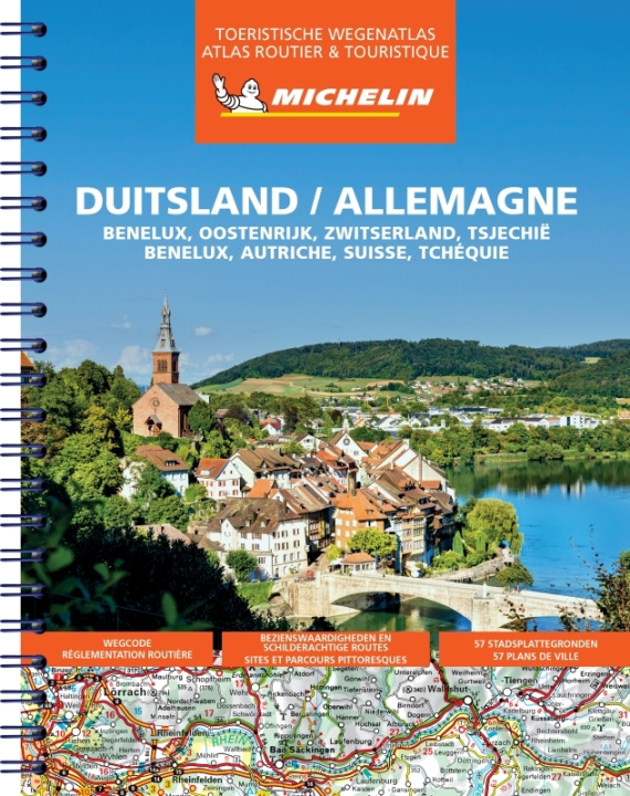 Kniha Atlas routier et touristique Allemagne, Benelux, Autriche, Suisse, Tchéquie 