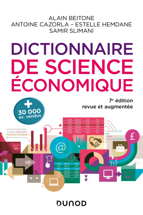 Carte Dictionnaire de science économique - 7e éd. Alain Beitone