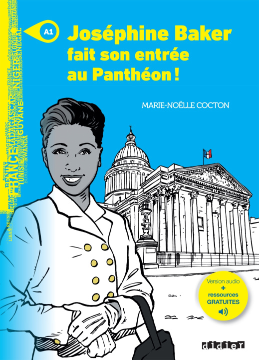 Knjiga Mondes en VF - Niveau A1 - Joséphine Baker fait son entrée au Panthéon + MP3 