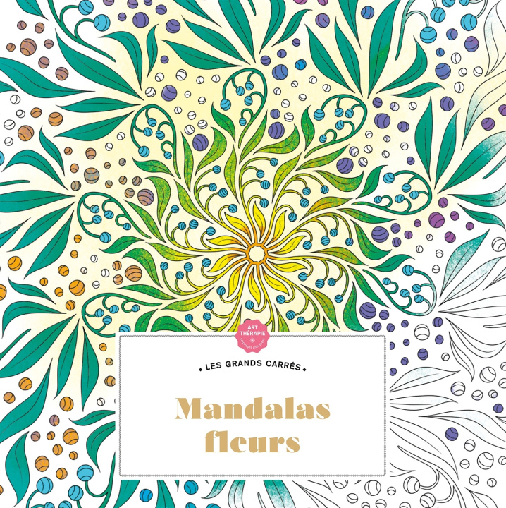 Книга Mandalas fleurs 