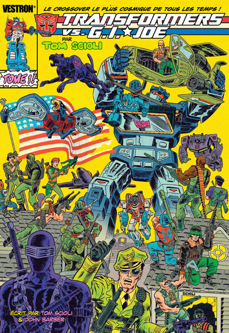 Книга Transformers vs. G.I. Joe par Tom Scioli T01 