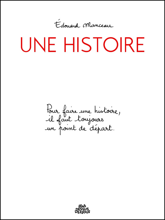 Kniha Une histoire Manceau Edouard