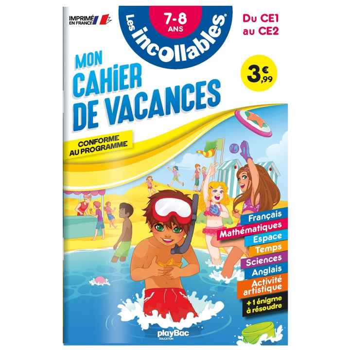 Könyv MON CAHIER DE VACANCES - CE1/CE2 Playbac Éditions