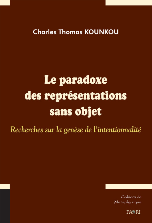 Kniha Le paradoxe des représentations sans objet KOUNKOU