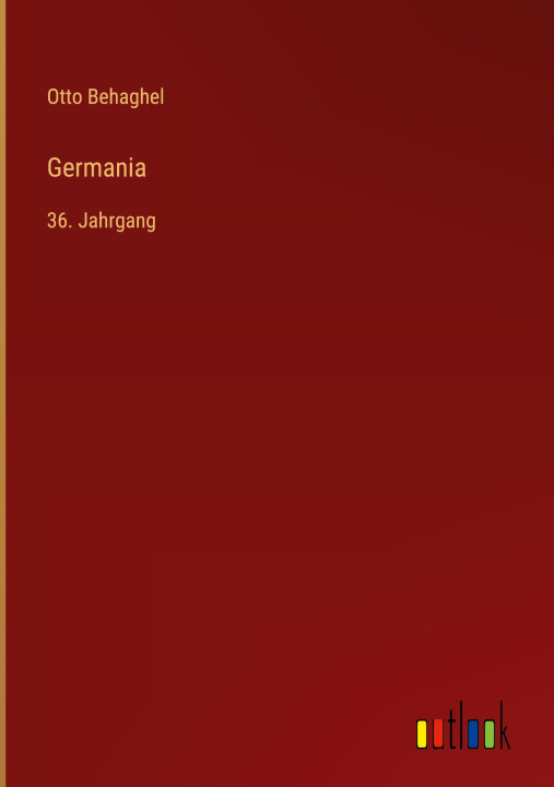 Libro Germania Otto Behaghel