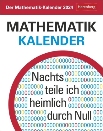 Kalendář/Diář Der Mathematik-Kalender Tagesabreißkalender 2024 Carsten Heinisch