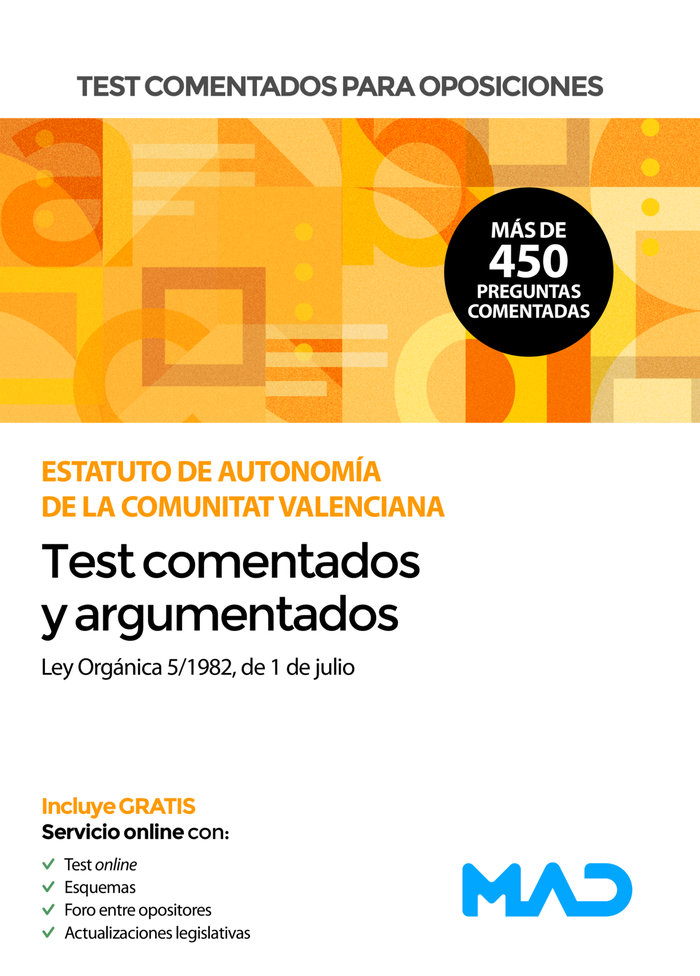 Buch Ley Orgánica 5-1982, de 1 de julio, de Estatuto de Autonomía de la Comunidad Valenciana ROJO ARNAU