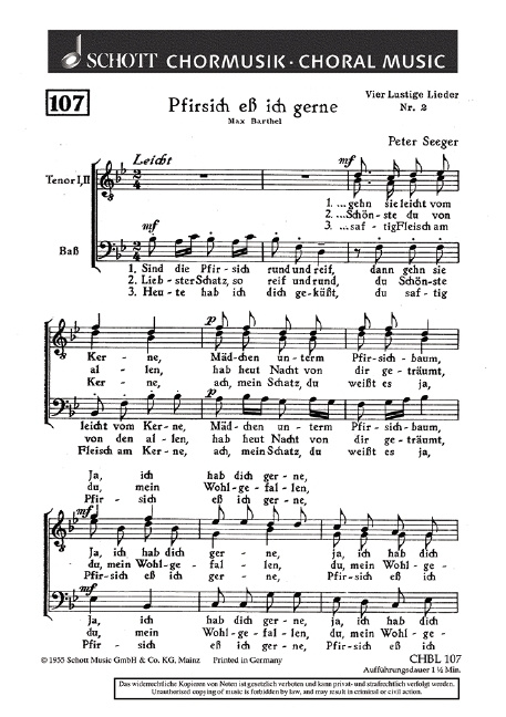 Prasa Vier lustige Lieder 