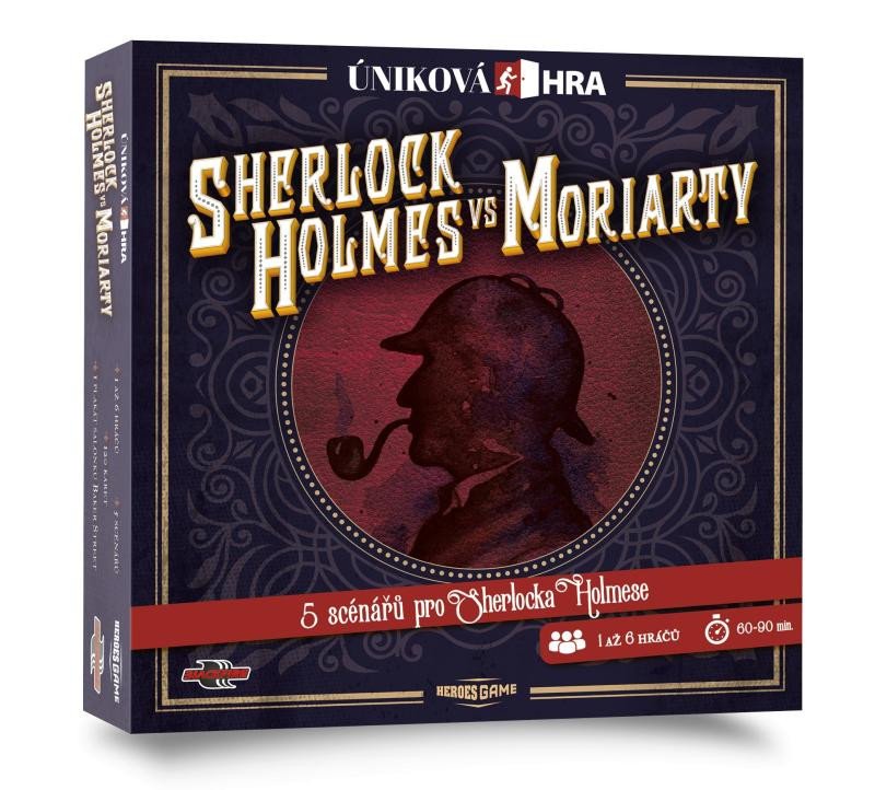 Gra/Zabawka Sherlock Holmes vs. Moriarty - detektivní úniková hra 