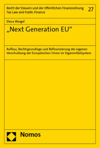 Kniha "Next Generation EU" Elena Waigel
