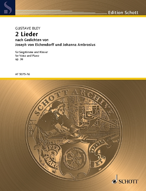Tiskani izdelki Zwei Lieder 
