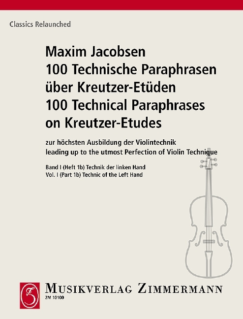 Materiale tipărite 100 Technical Paraphrases on Kreutzer-Etudes 