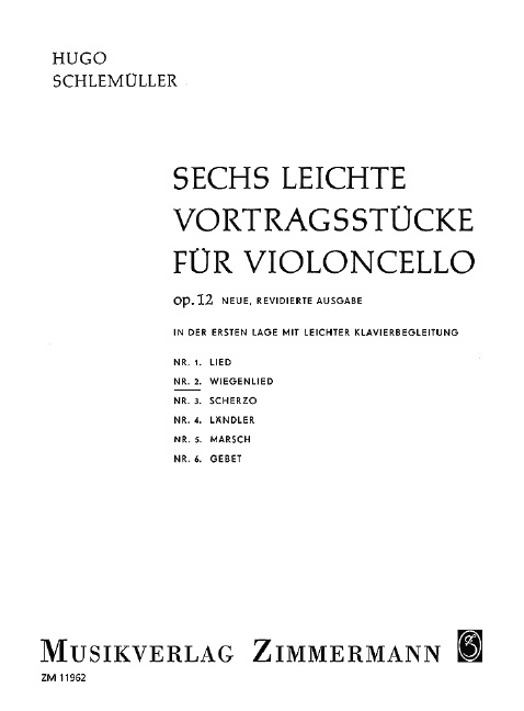 Tiskani izdelki Six morceaux faciles 