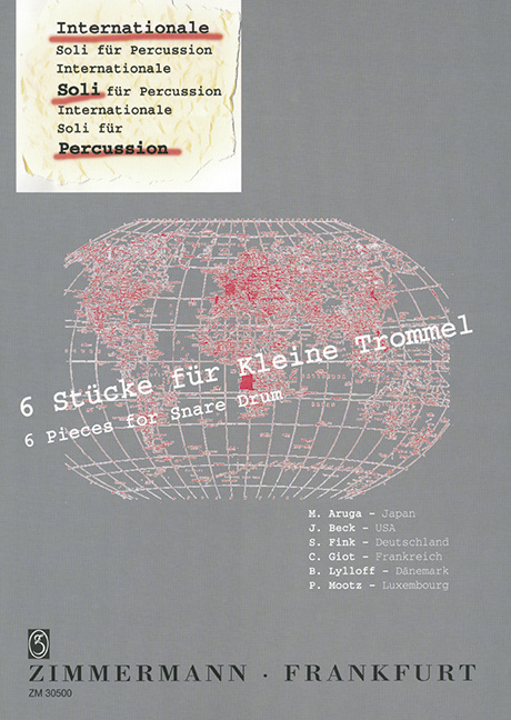 Tiskani izdelki 6 morceaux pour caisse claire 
