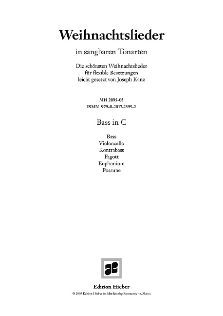 Tiskani izdelki Weihnachtslieder 