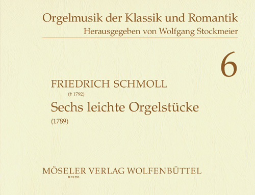 Tiskani izdelki Six easy organ pieces 