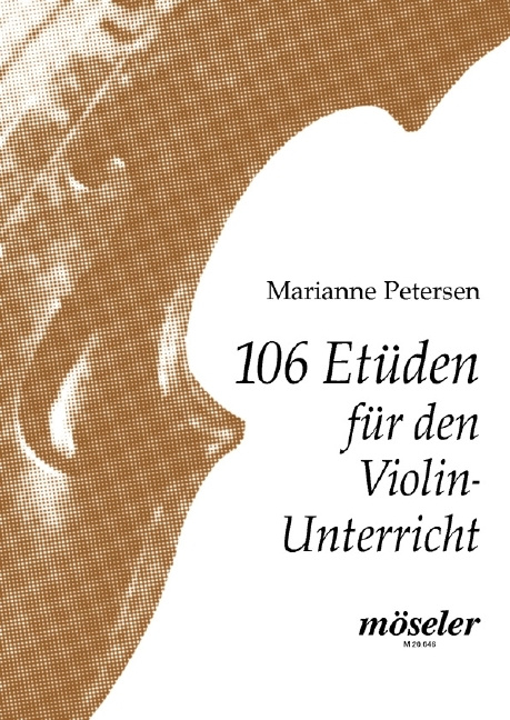 Tiskovina 106 etudes for the violin lessons 