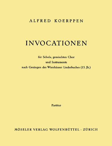Tiskani izdelki Invocations 