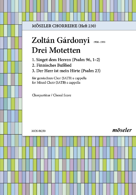 Tiskani izdelki Three motets 