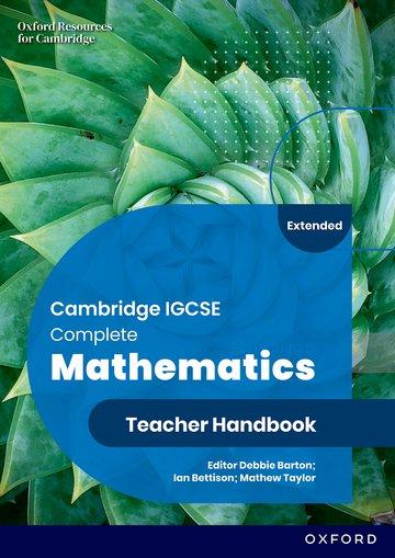 Book Cambridge IGCSE Complete Mathematics Extended: Teacher Handbook Sixth Edition  (Paperback) 